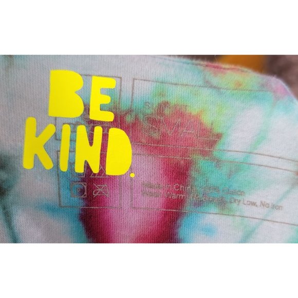 Be Kind tie dye slim fit tshirt, Small - Picture 4 of 4